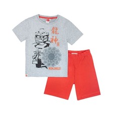 Lego Boys Ninjago Pyjama Set3-4 Years Grey/Red  NS5319