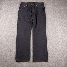 Vintage Levis 501xx Jeans Mens Black 36x32 Button Fly Straight Fits 35x30.5 Y2K