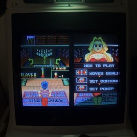 Neo Geo MVS LEAGUE BOWLING SNK game ORIGINAL Cartridge NeoGeo LINK UP Game