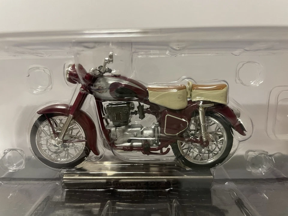 Modell Motorrad 1:24 Simson 425 S Atlas Kollektion DDR Motorcycles in Vitrine - Bild 4 von 4