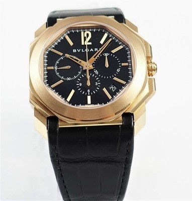 Bulgari Octo Velocissimo 750 Rosegold Chronograph 102115 B&Papiere 11-2021