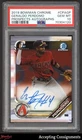 2019 Bowman Chrome Prospect Autographs Geraldo Perdomo 1st ROOKIE AUTO PSA 10