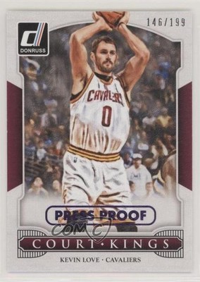 2014-15 Panini Donruss Court Kings Press Proof Purple 146/199 Kevin Love #26 9o3