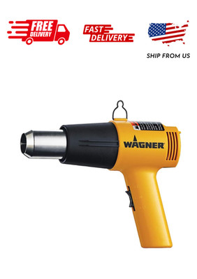 Wagner Spraytech 0503008 HT1000 Heat Gun, 2 Temp Settings 750ᵒF & 1000ᵒF, Great