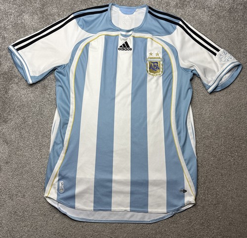 ARGENTINA 2006 2007 HOME SHIRT JERSEY ADIDAS 739802 sz M MEN
