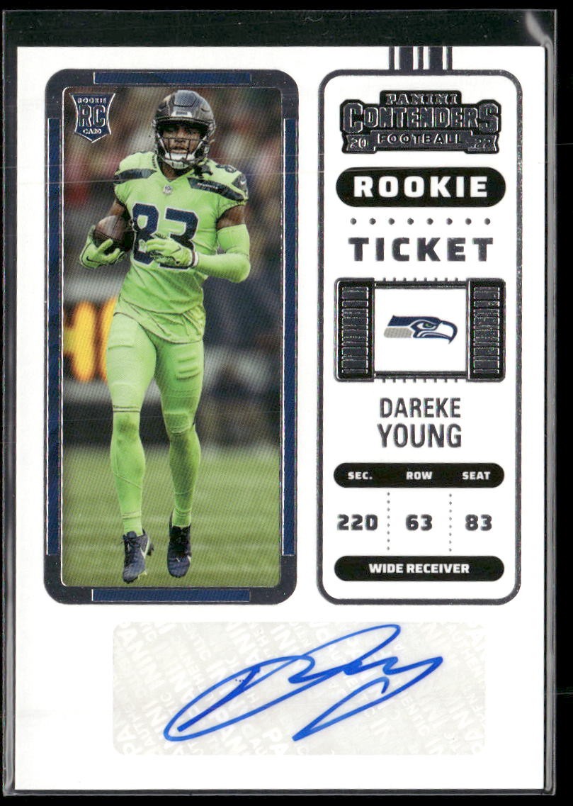 Dareke Young Panini Contenders #255 Base
