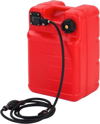 #ad 24L 6 Portable Gallon Boat Fuel Tank Plastic Marine Outboard Boat Gas Tank amp;Hose $52.24