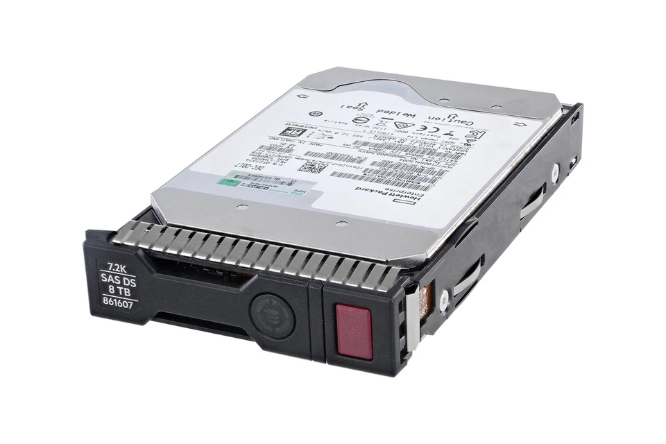 HP 8TB SAS 7.2k 3.5" 12G Hard Drive, 861607-001, HGST HUH721008AL5204