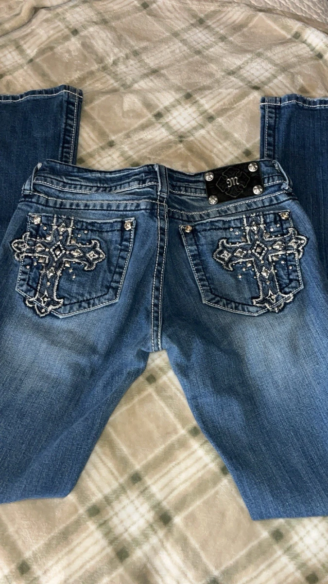 Miss Me Regular Size Low (6.5-8.5 in) Rise Jeans for Women for