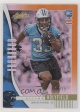 2019 Panini Absolute Rookie Orange Spectrum 71/75 Elijah Holyfield #147 fm0