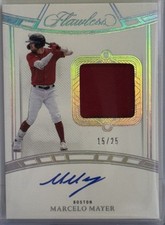 Panini Flawless AUTO & Memorabilia Jersey Patch Marcelo Mayer Boston 15/25