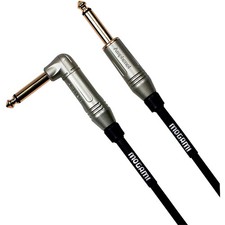 Mogami Silver Series Guitar Cable Straight to Right Angle 12 ft.