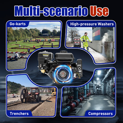 7.5HP 4-Stroke 212CC Electric Start OHV Gasoline Engine Go Kart Gas Engine Motor