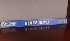 Colorado Rockies Blake Doyle Game Used Locker Room Name Plate OPENING DAY 2013
