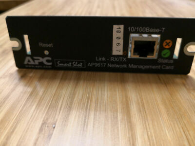 APC AP9617 10/100 SmartSlot UPS Battery Backup Management Card - USED