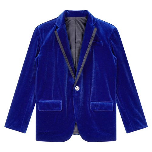 Kids Boys Suit Graduation Blazer Party Coat Dress Up Tops Pageant Outwear - Picture 8 of 43