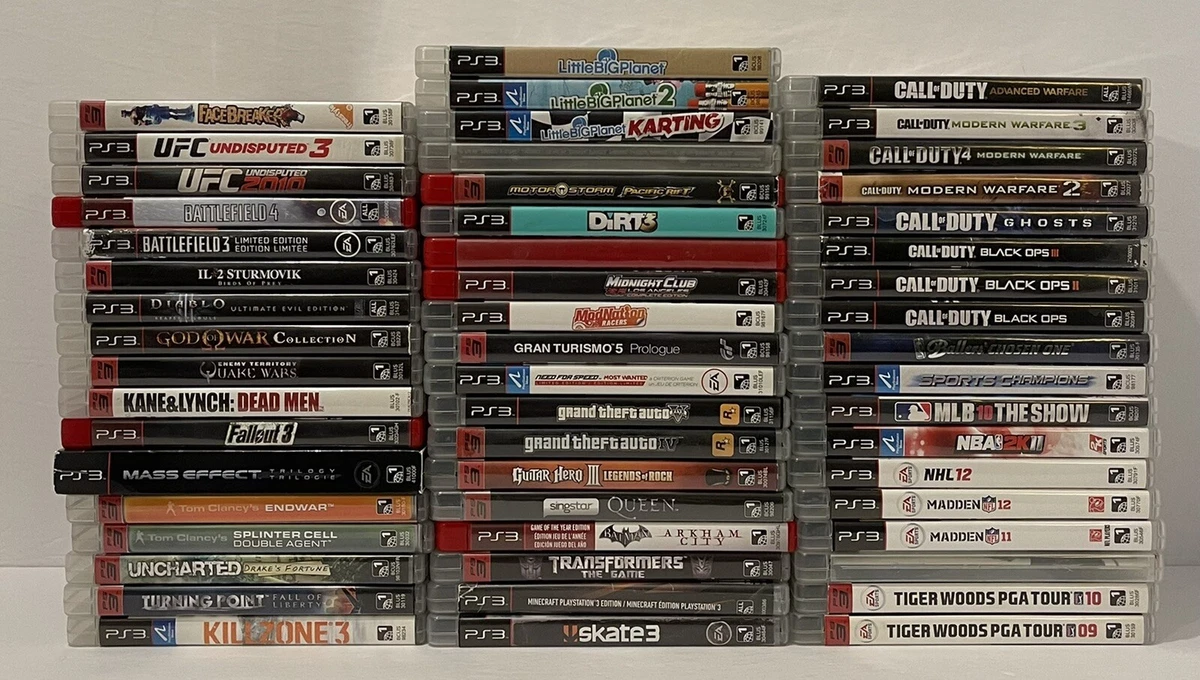 Lot of 56 Playstation 3 PS3 Video Games Pre owned Tested eBay