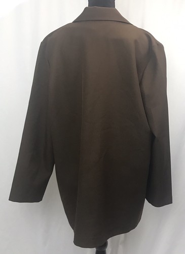 Abrigo Chaqueta Blazer para Mujer Alfred Dunner Marrón 2 Botones Mujer Talla 14 - Imagen 2 de 6