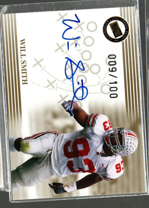 Will Smith Autographed Signed 2004 Press Pass s Gold #41 Auto /100 