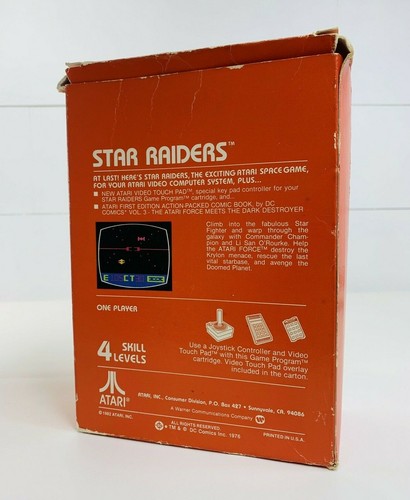 Vintage Atari Video Computer System Star Riders (Box Only) - Picture 7 of 12