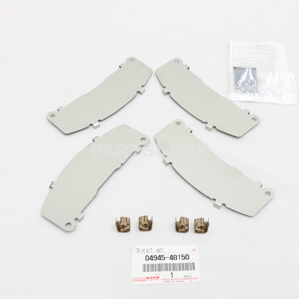 04945-48150 Toyota OEM Genuine SHIM KIT, ANTI SQUEAL, FRONT