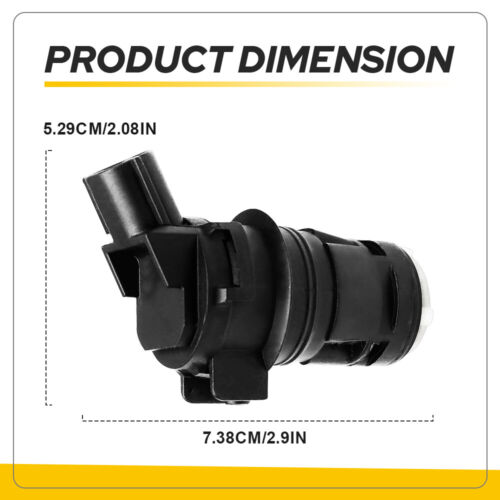 NEW Front Windshield Washer Pump for 2006-2022 Dodge Charger Wiper Fluid EA - Picture 4 of 12