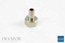 10mm Steam Shower Hose Barb 1/2 Inch Straight Female Push Fit Connector Piece