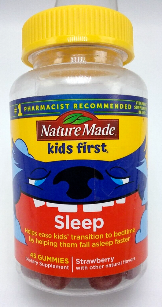 Nature Made Kids First Sleep 1 MG Melatonin Strawberry 45 Ct