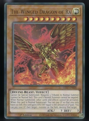 The Winged Dragon Of Ra 1st Edition LED7-DE000