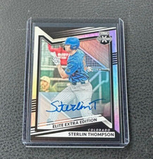 2022 Panini Elite Extra Edition Sterlin Thompson Auto