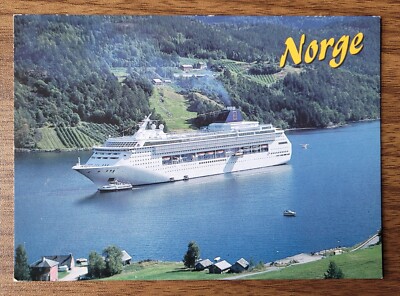 Norwegian Cruise Line - Norwegian Sky im Hardangerfjord. Postkarte