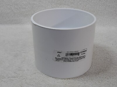 NDS 4P05 PVC S&D Coupling 4-Inch Hub x Hub Connection Sewer and Drain Pipe......