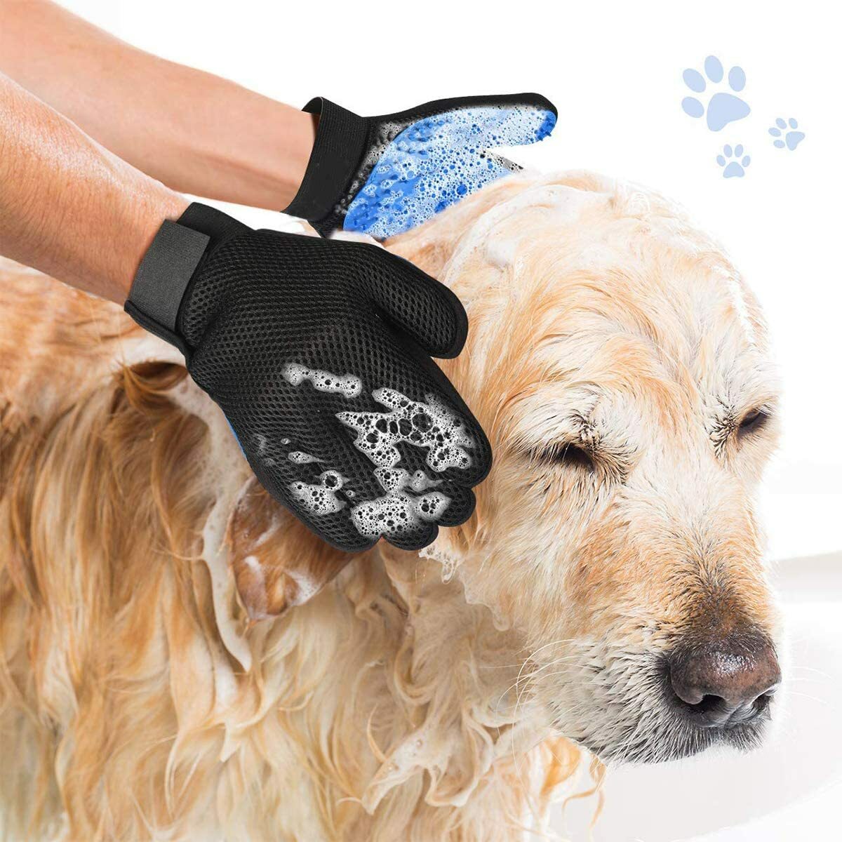 Dog Washing Best Pet Grooming Glove Dog Cat Pet Bathing, Grooming