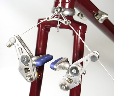 VELO EXQUISIT ''Filigree'' Cantilever Bremse Set VR + HR neu Custom Look - silber