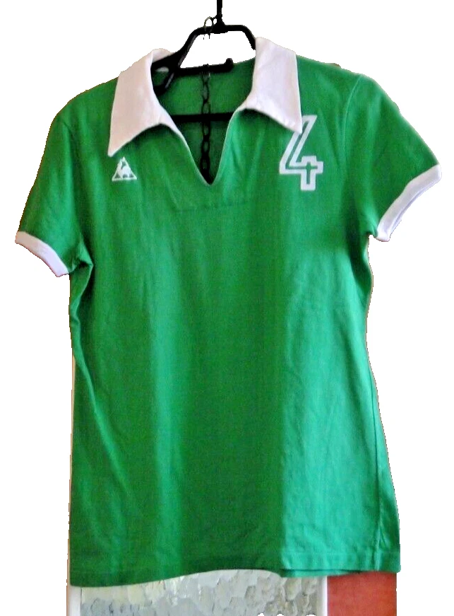 Maillot Vintage Le Coq Sportif #7 – Rose, Homme Taille S (print Abîmé)