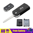 <!--F#f_0-->2 Button Remote Flip Key Shell Uncut Blade Car Key Case Fob Mazda 3 5 6 RX7 S<!--F/-->