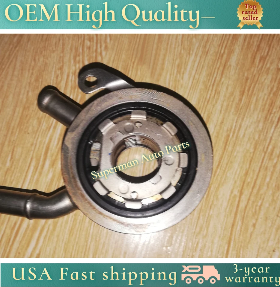 For Toyota Camry Corolla Highlander RAV4 Solara Lexus HS250h 2.4 Oil Cooler Assy - Image 3 of 3