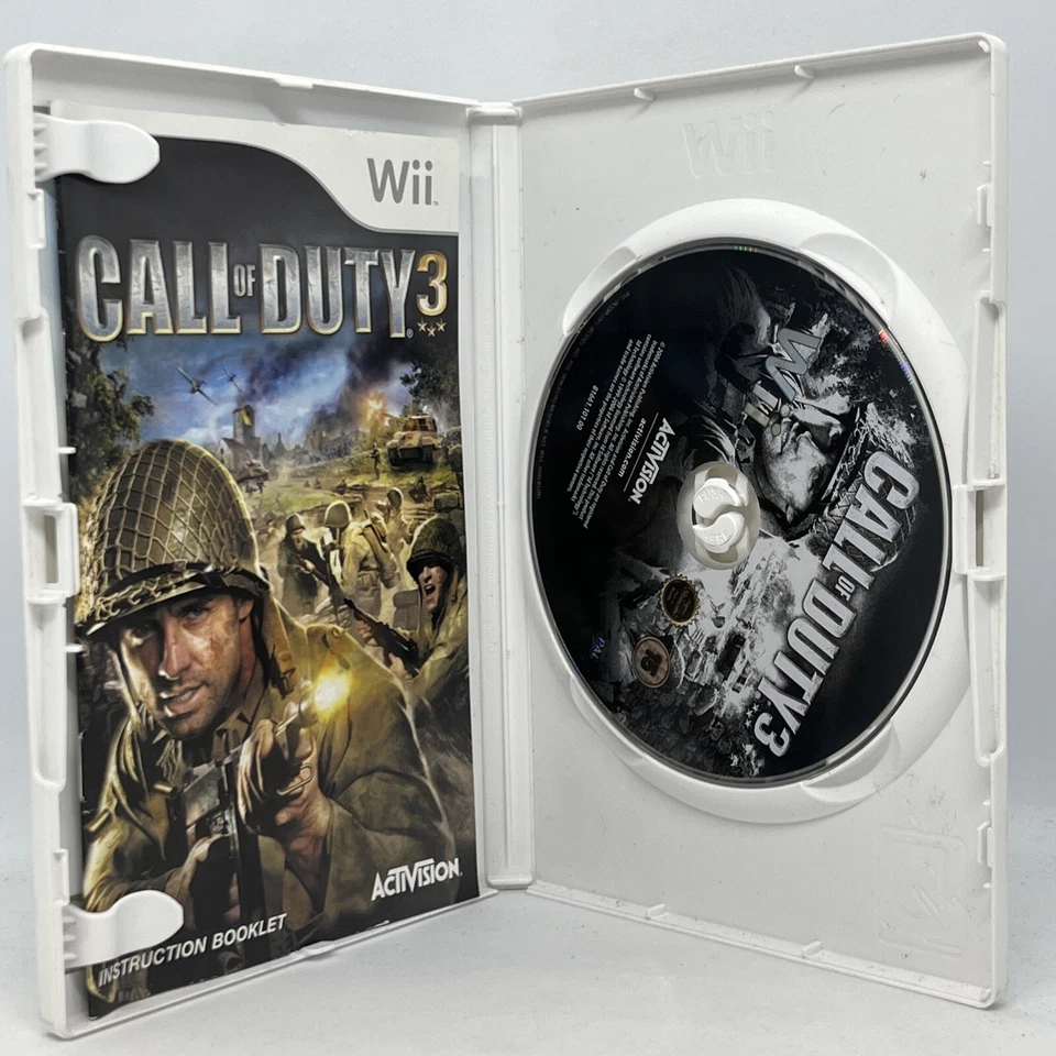Call of Duty 3 Three III COD Wii Nintendo Game Free Tracked Post PAL - Image 3 of 4