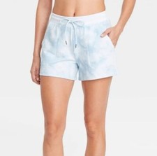 Women's Stars Above Beautifully Light Soft Fleece Jogger Lounge Shorts, Size S