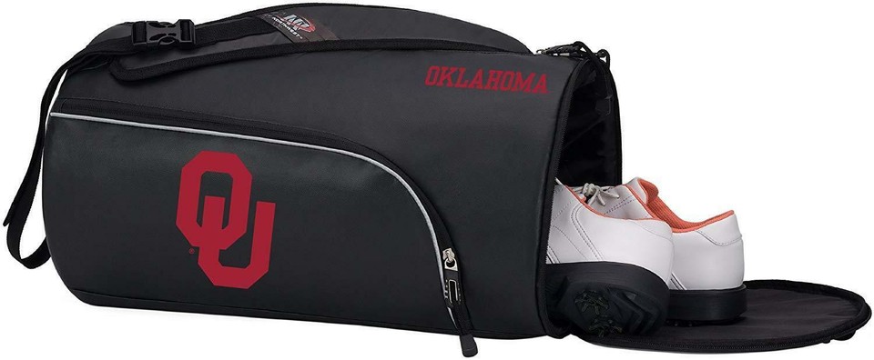 New NCAA Oklahoma Sooners Squadron Premium Duffel Bag Gym Bag Training