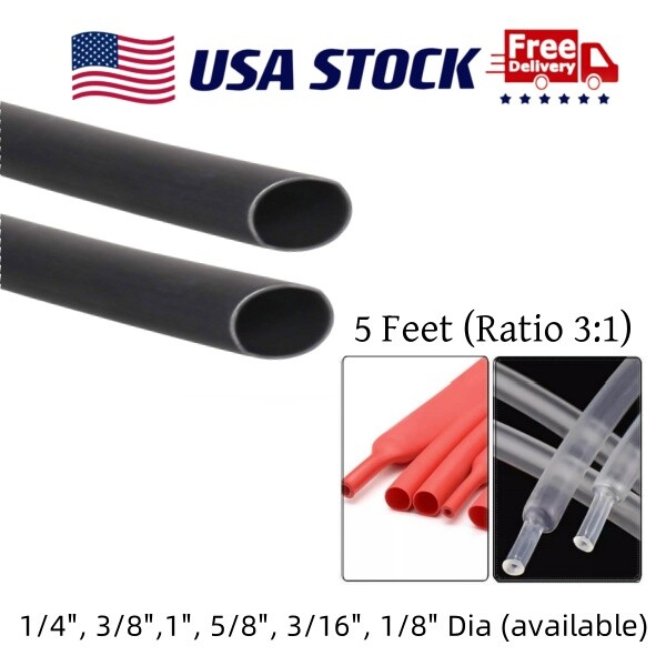 Iv Tubing 10 Lot TEMCo 3/4" Marine Heat Shrink Tube 3 Heat-shrink Tubing - Foto 6