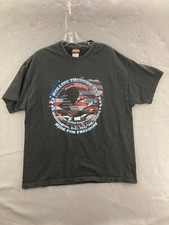 Harley Davidson Washington DC Rolling Thunder XVII 2004 Shirt Mens XL USA Made