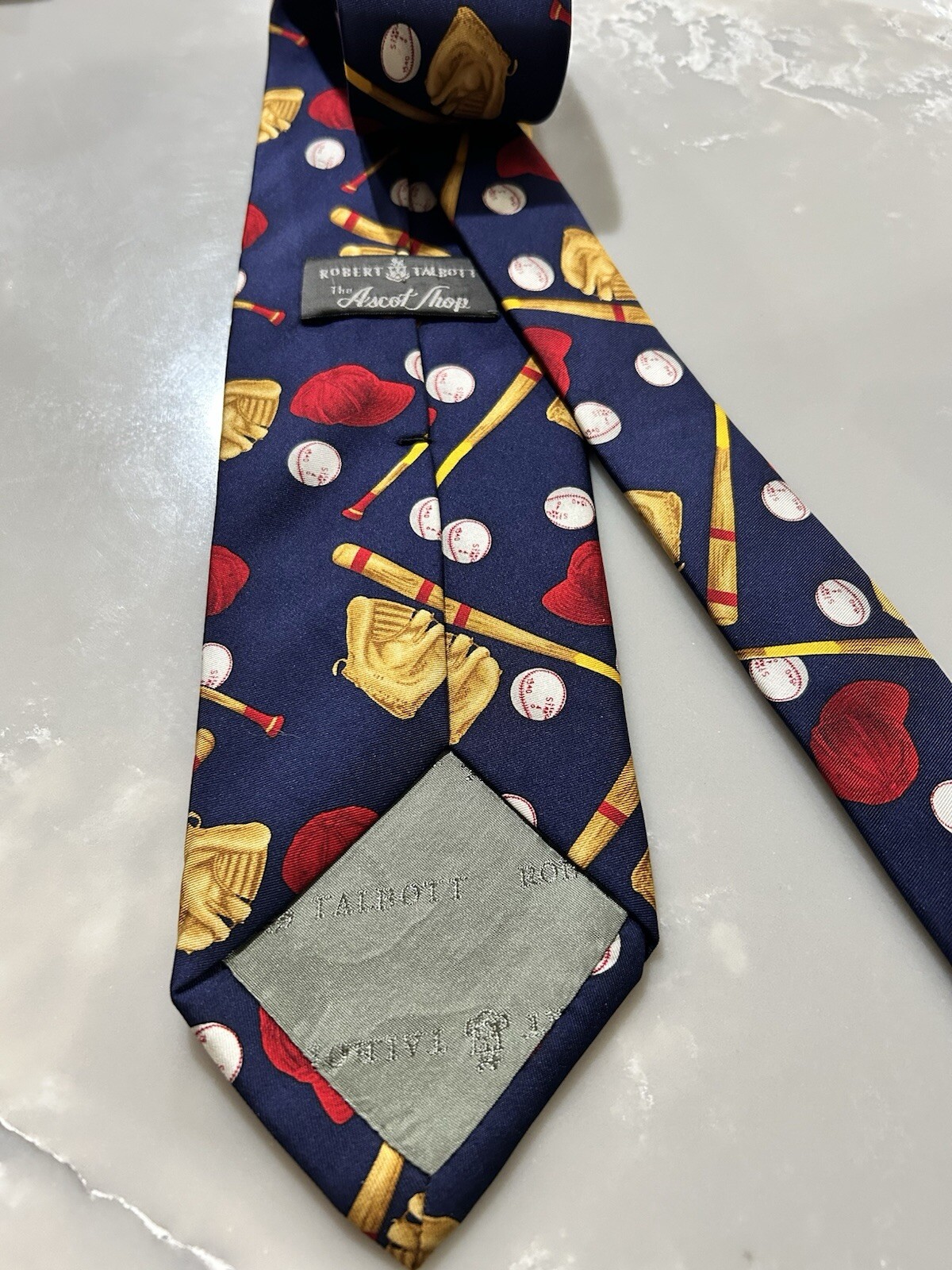 Robert Talbott Baseball Tie - image 2