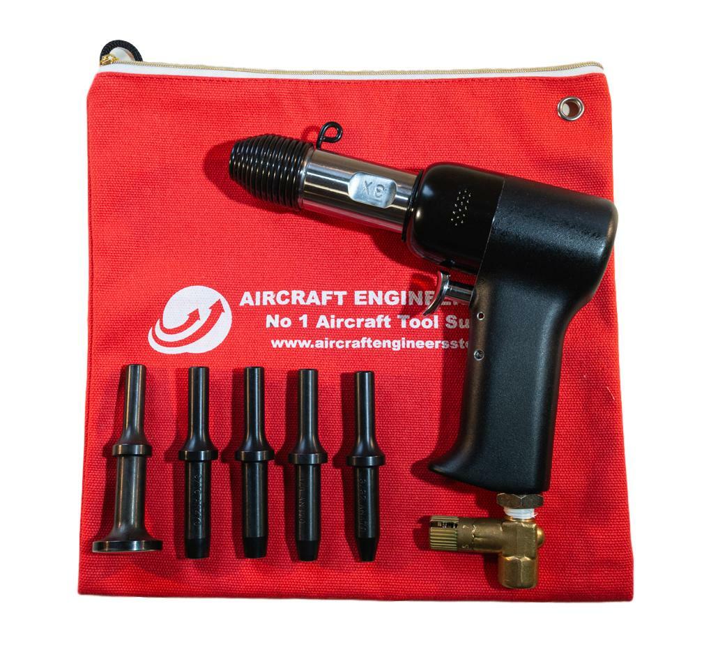 AIRCRAFT TOOLS 3PC RIVET SNAP SETFOR RIVET GUN .401 J ,T & 60