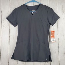BARCO ONE ULTIMATE WOMEN'S PERFORMANCE BLACK SCRUB TOP SZ XXS NWT