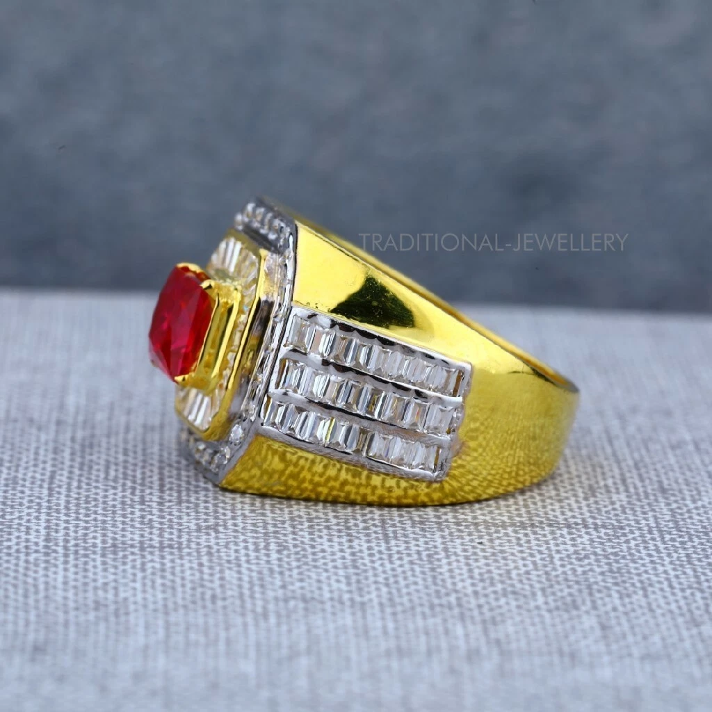 Heavy gold ring for men clearance