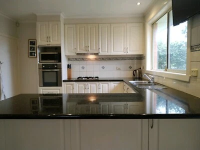 U Shaped Kitchen With Granite Countertops Plus Appliances Other