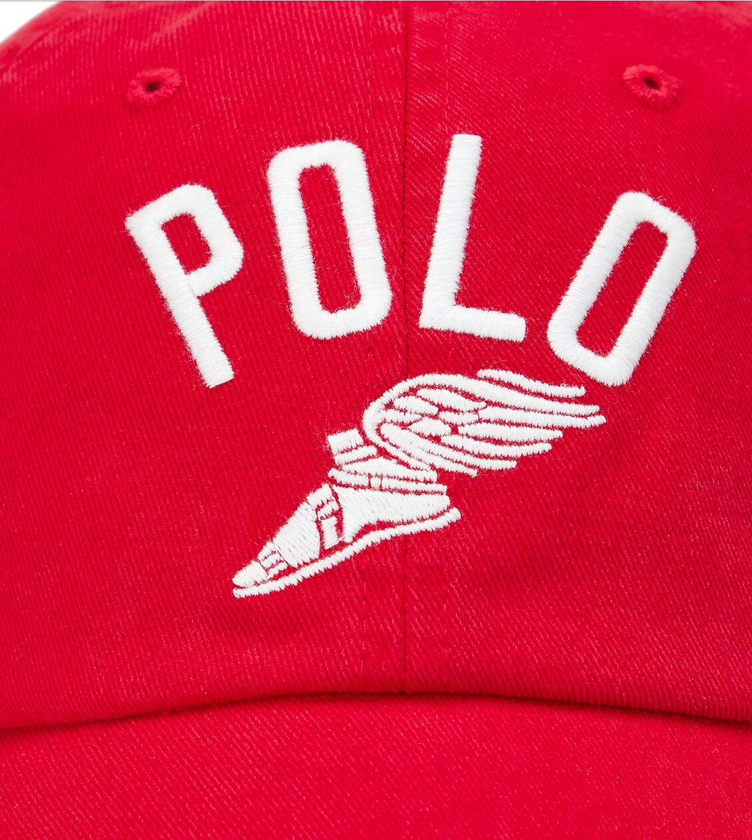 Polo RALPH LAUREN Men's Hat Red Athletics Track Winged Foot