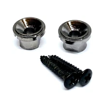 (2) Black Nickel Tall Round Guitar String Guides/Trees for Tele® GST-TBN