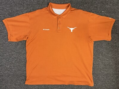 Chemise Columbia PFG Texas Longhorns - Homme XL - Orange - Poches - Très Bon état